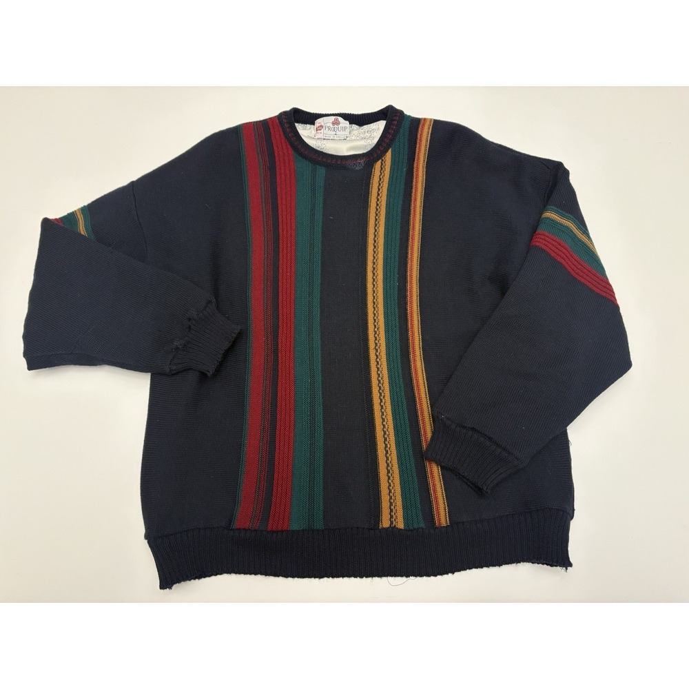 Vintage Proquip Wind Stopper Sweater XL Gore WS England Pullover Wool Blend
